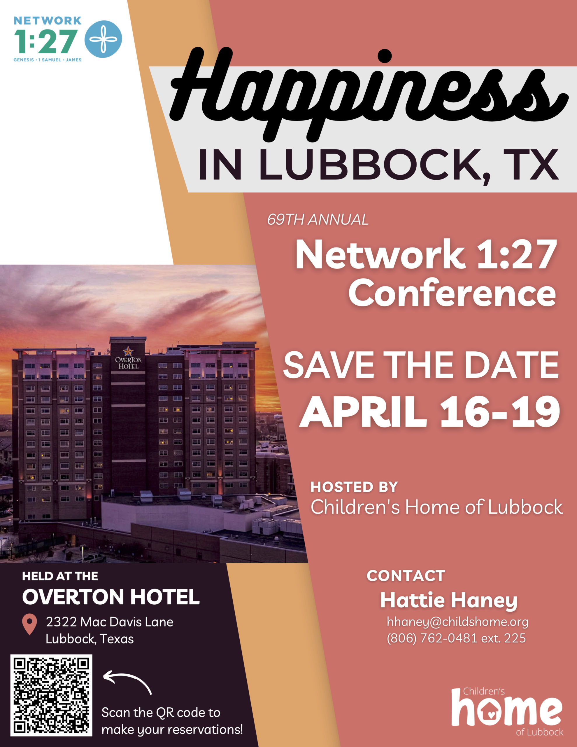 2023 Network 1:27 Conference Flyer